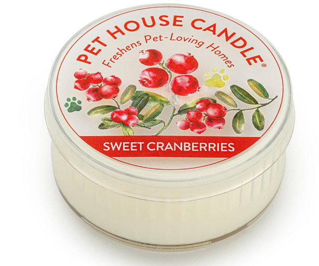 One Fur All® Sweet Cranberries Mini Candle – 1.5 oz