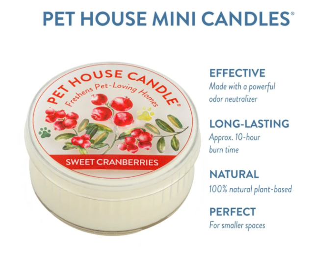 One Fur All® Sweet Cranberries Mini Candle – 1.5 oz — image 2