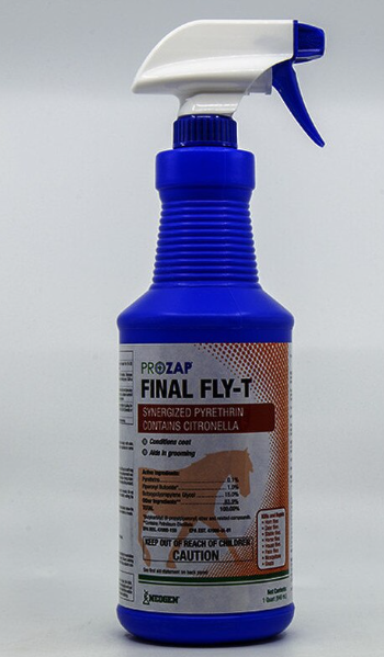 Prozap Final Fly-T Horse Fly Spray & Wipe-On Insecticide with Citronella – 32 oz