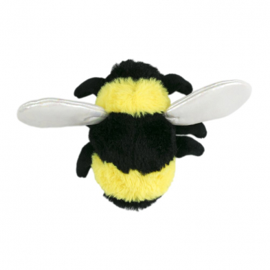 Tall Tails Plush Bee Squeaker Dog Toy – 5 Inch