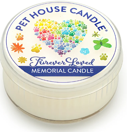 One Fur All® Furever Loved Memorial Mini Candle