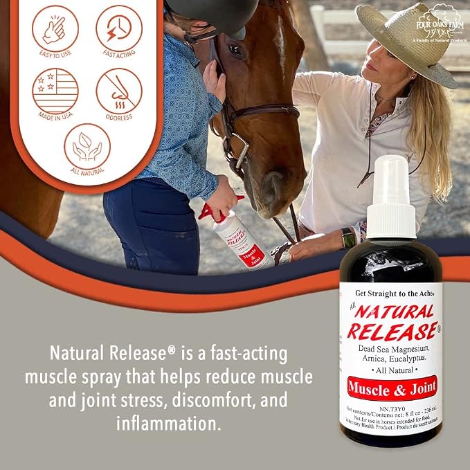 Natural Release Muscle Spray 8oz 