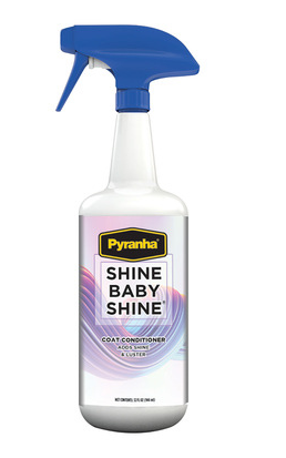 Pyranha Shine Baby Shine Horse Coat Conditioner & Detangler Spray – 32 oz