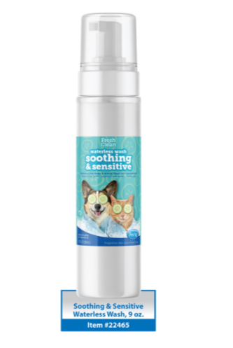 Fresh ’n Clean Hypoallergenic Waterless Soothing & Sensitive Pet Wash – 9 oz