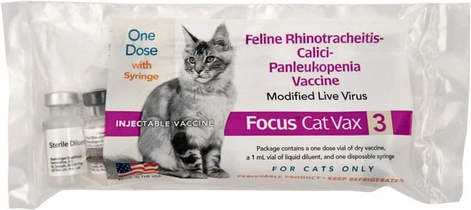 Focus Cat Vax 3 1ds w/Syringe — image 2