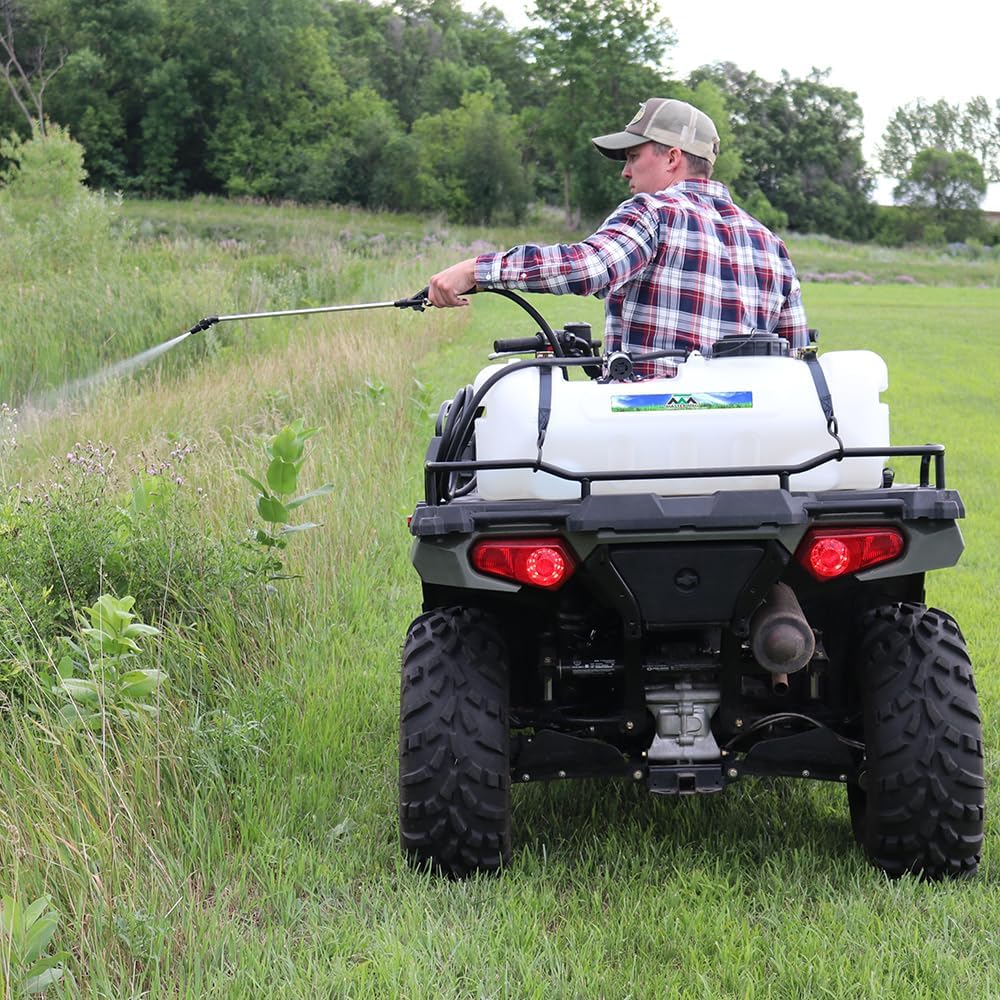 Master Manufacturing 15 Gallon UTV & ATV Spot Sprayer – 1.0 GPM, 40 PSI Portable Tank Sprayer