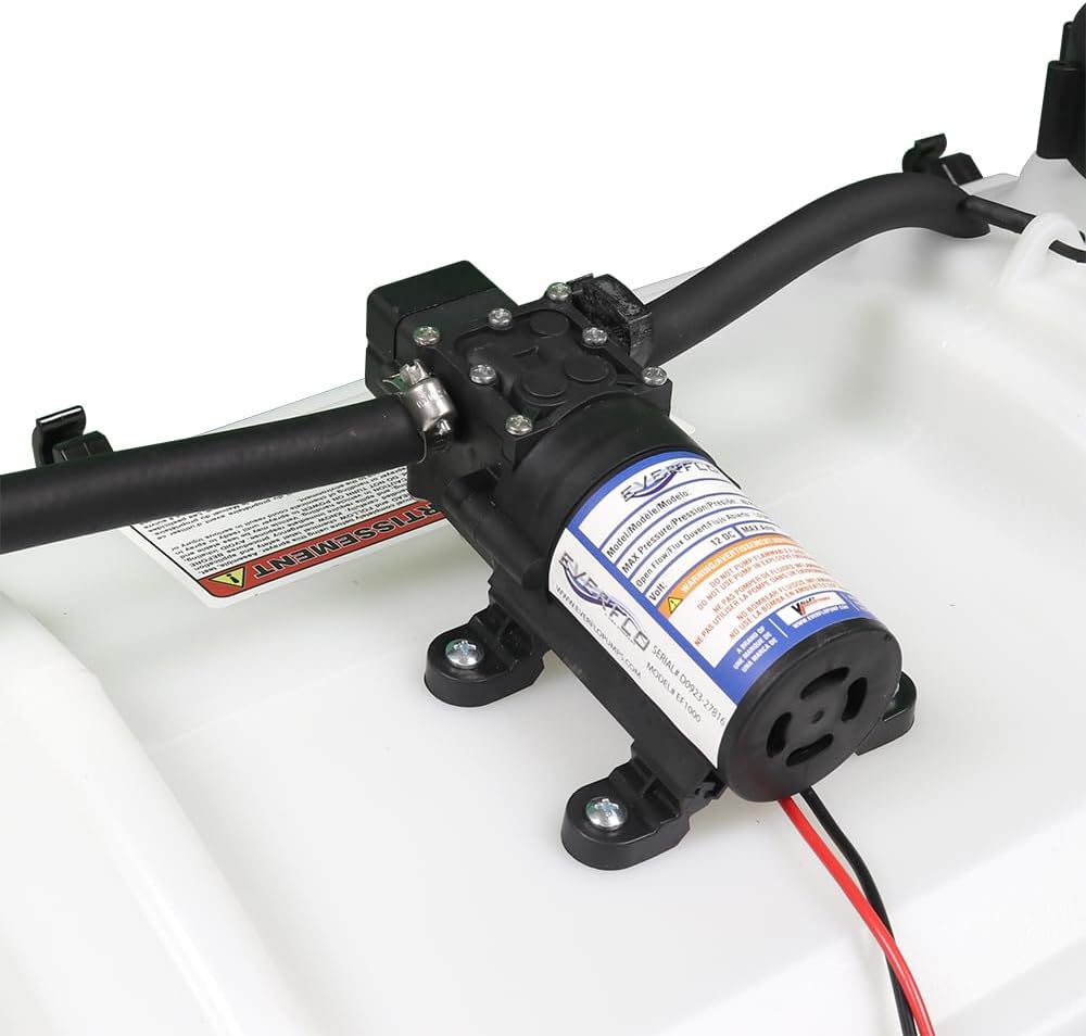 Master Manufacturing 15 Gallon UTV & ATV Spot Sprayer – 1.0 GPM, 40 PSI Portable Tank Sprayer