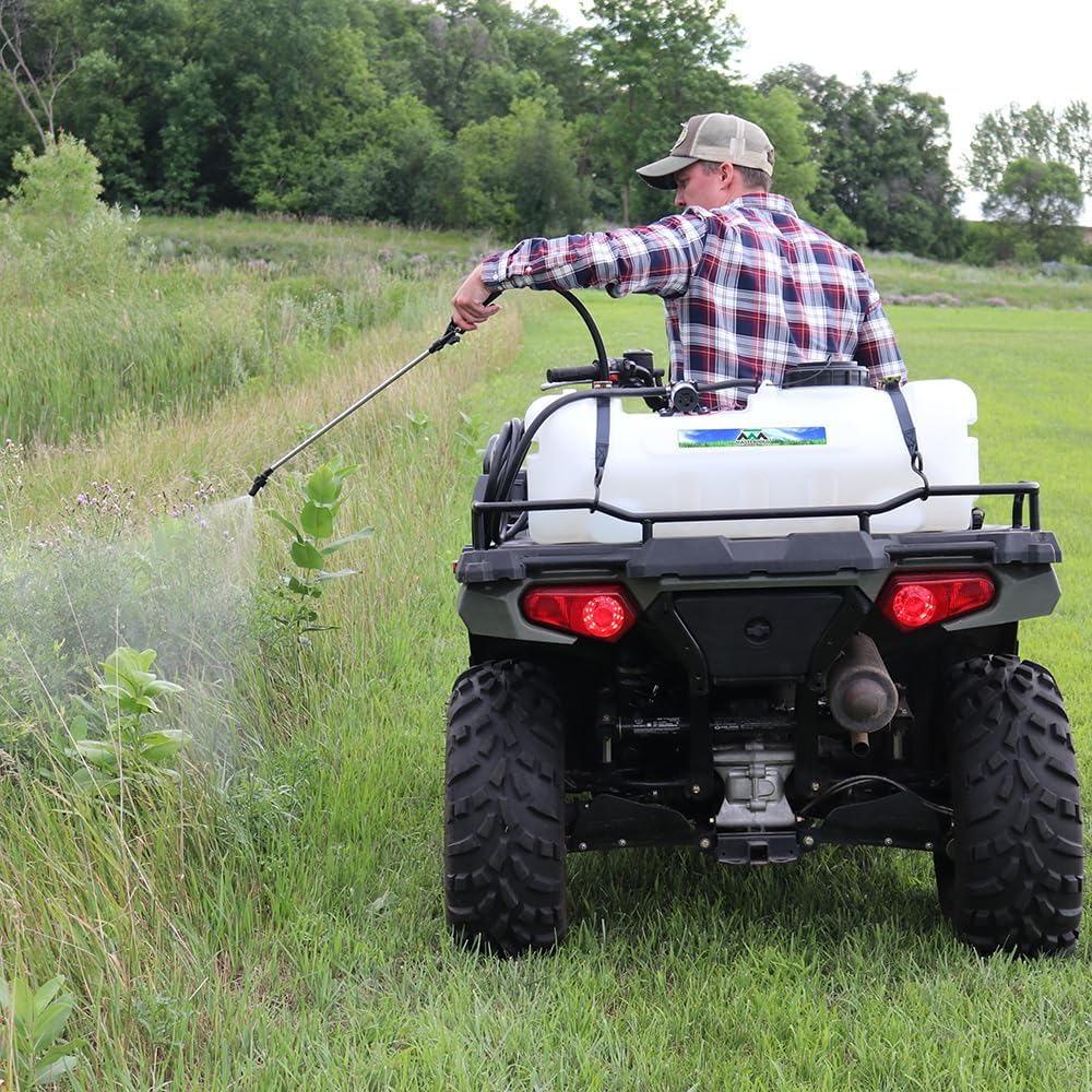 Master Manufacturing 15 Gallon UTV & ATV Spot Sprayer – 1.0 GPM, 40 PSI Portable Tank Sprayer