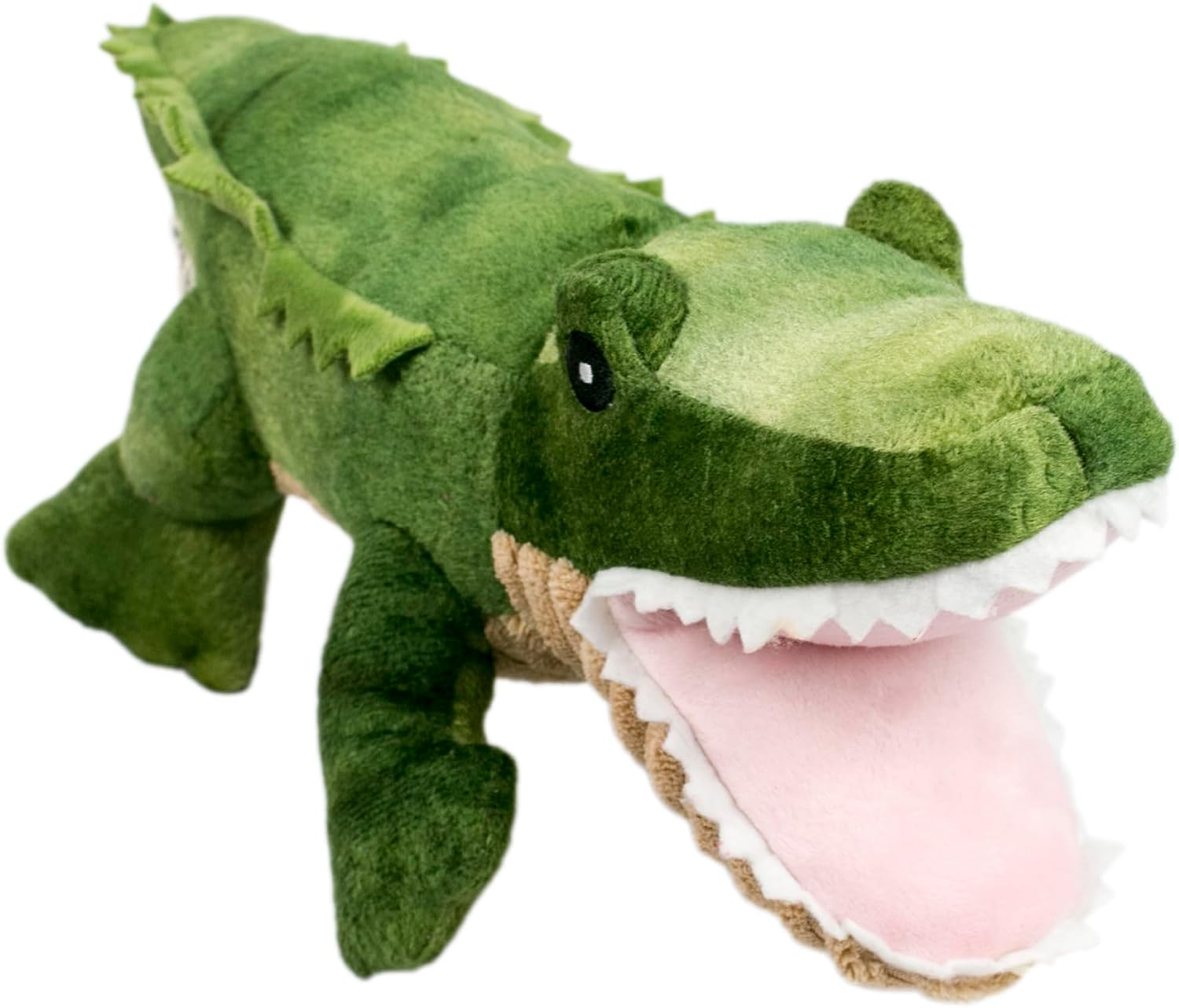 Tall Tails Plush Crunch Gator Dog Toy – 15 inch