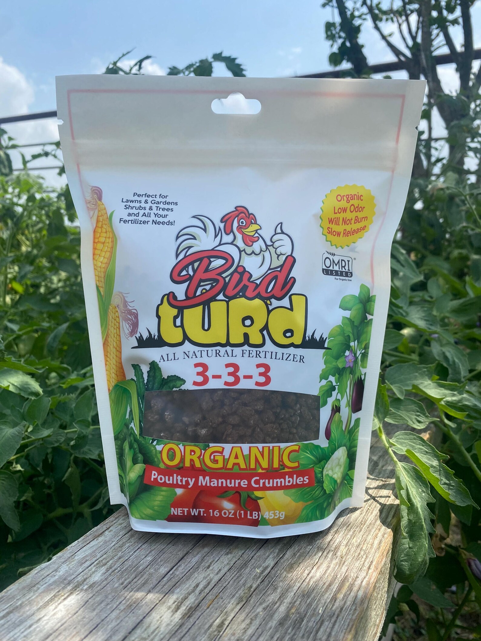 Bird Turd All Natural Organic Fertilizer 1lb