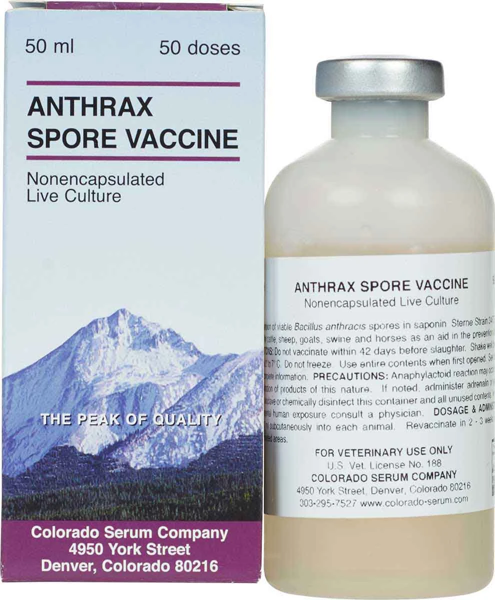 Anthrax Spore Vaccine 10ds.
