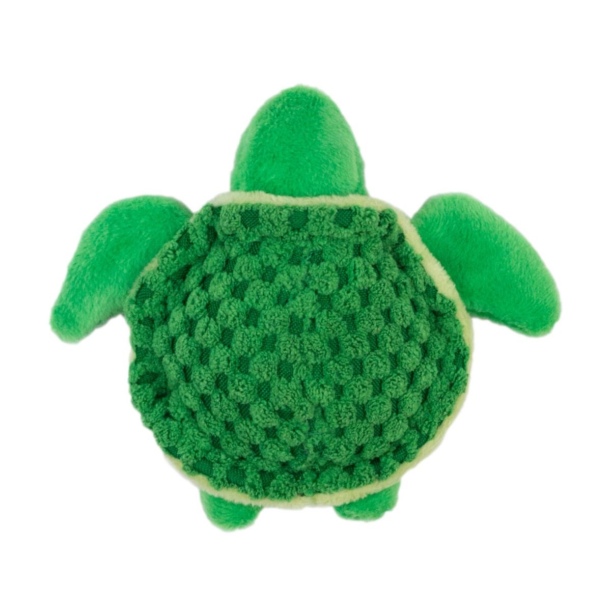 Tall Tails Baby Turtle with Squeaker Dog Toy – 4 Inch