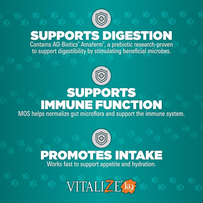 BioZyme Vitalize Dog Gel 15 mL – Prebiotic Digestive, Immune, Appetite & Hydration Support for Dogs