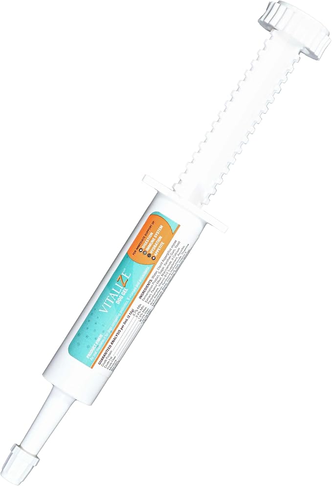 BioZyme Vitalize Dog Gel 15 mL – Prebiotic Digestive, Immune, Appetite & Hydration Support for Dogs