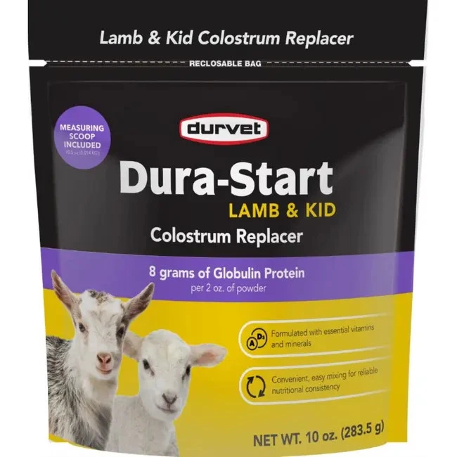Durvet Dura-Start Lamb & Kid Colostrum Supplement – 10 oz for Newborn Lambs & Goat Kids