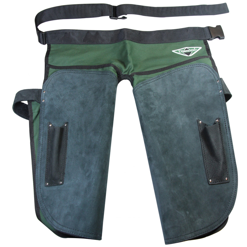 Diamond Farrier Apron Short 22" – Heavy-Duty Cotton & Leather Protective Horseshoeing Apron