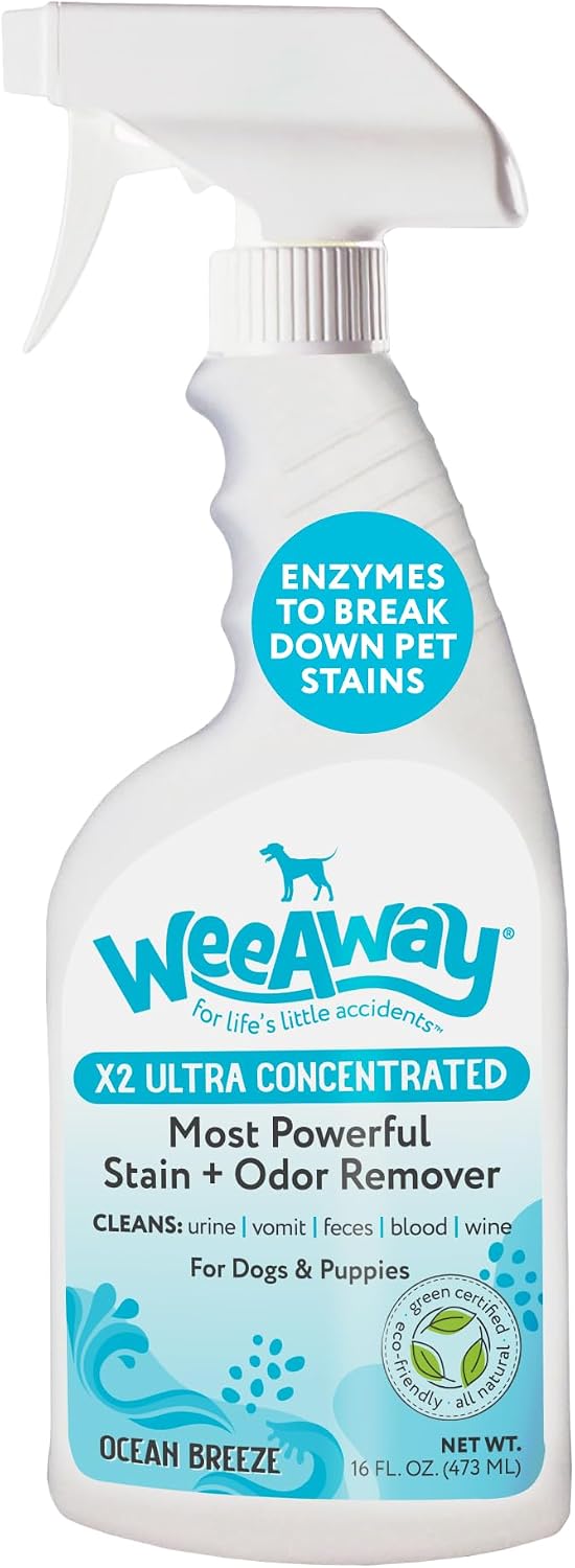 Wee Away X2 Dog Urine Stain & Odor Remover – 16 oz
