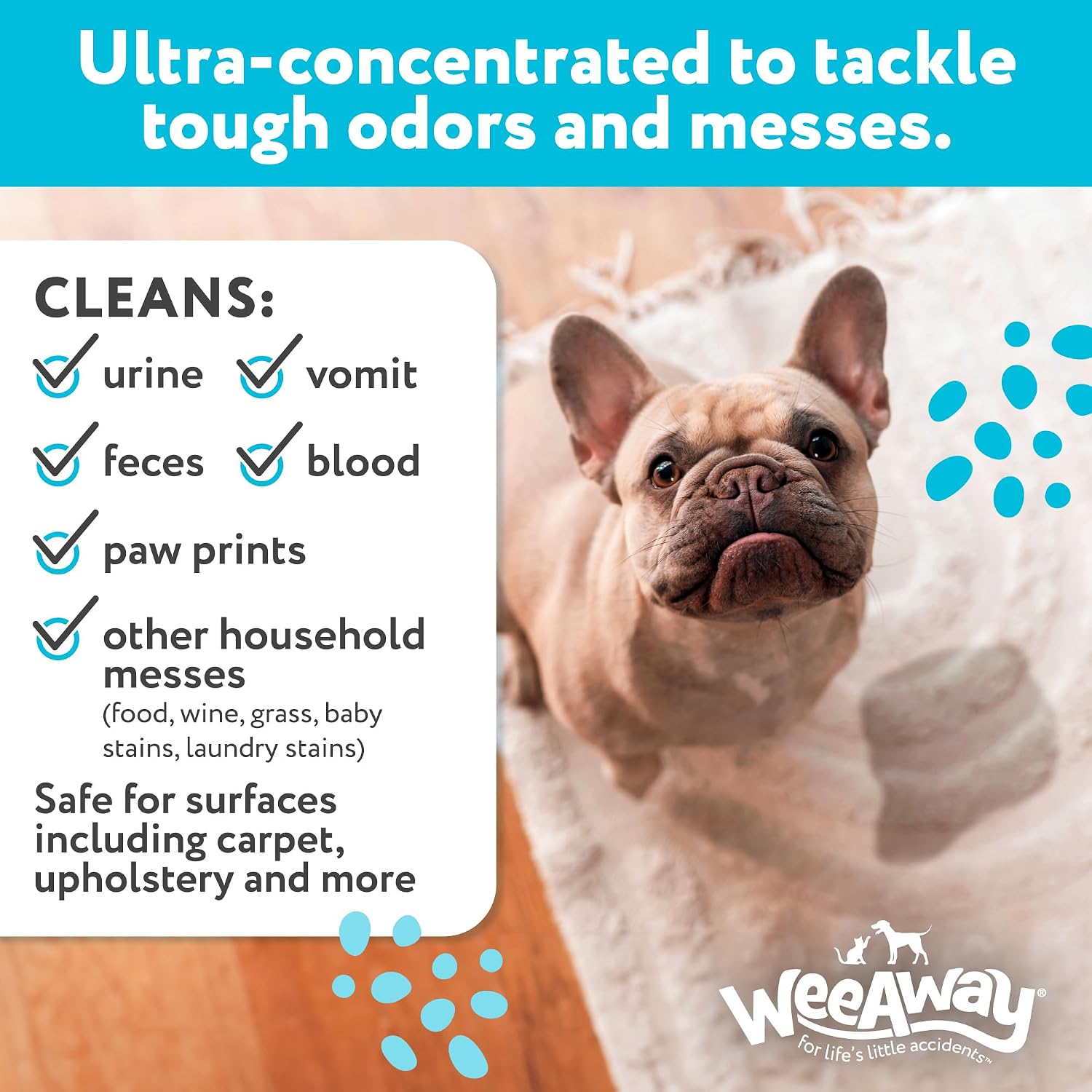 Wee Away X2 Dog Urine Stain & Odor Remover – 16 oz