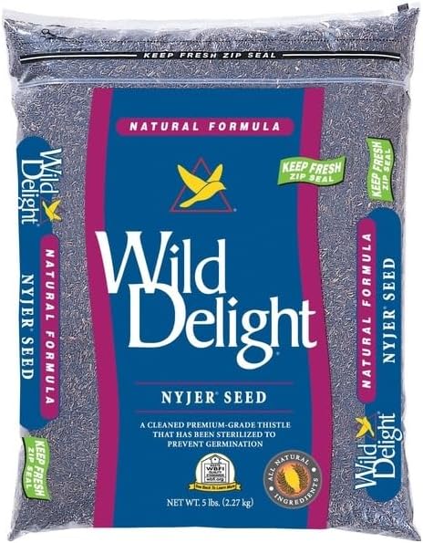 Wild Delight Premium Nyjer Seed Wild Bird Food – High-Oil Finch Seed