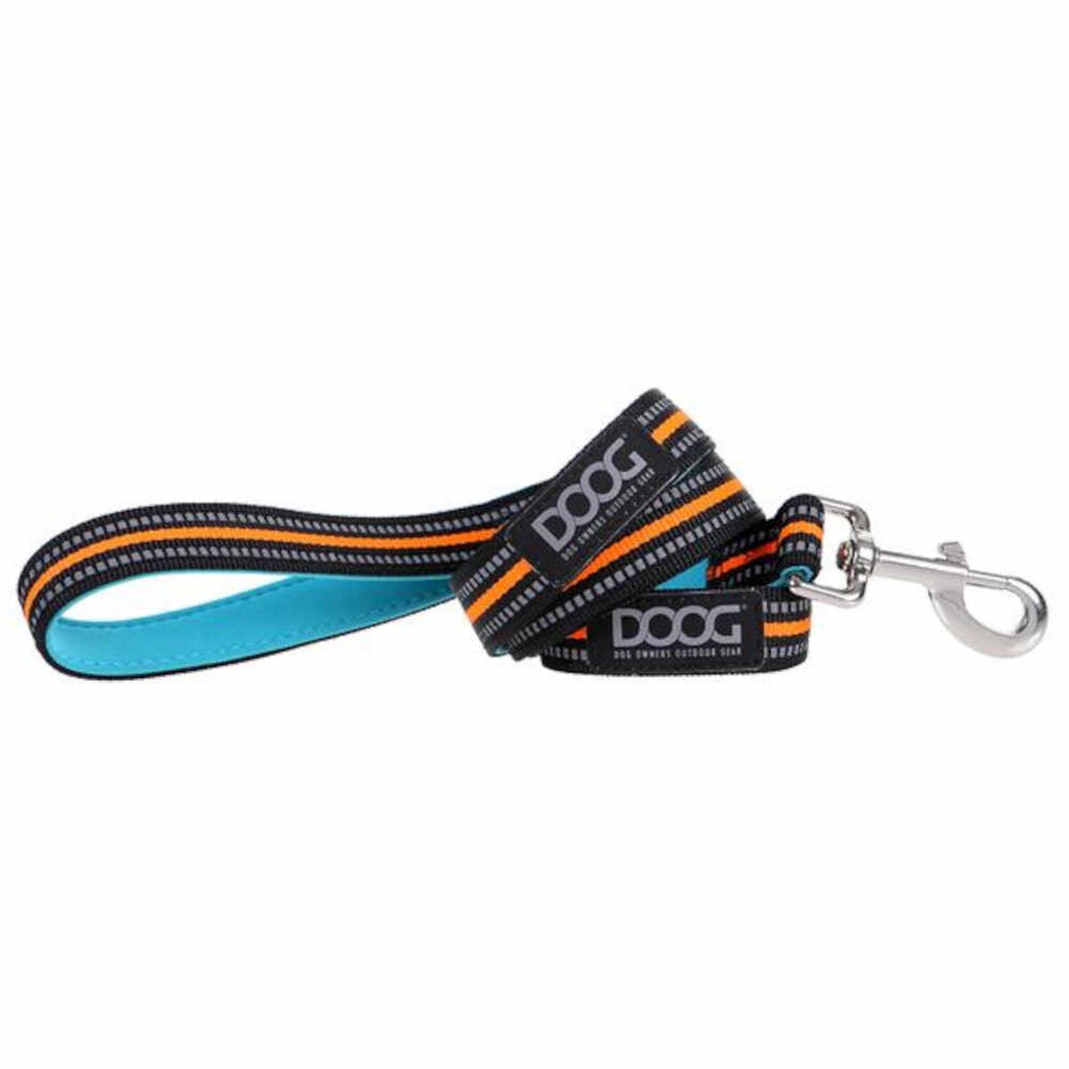DOOG Neon Lead Clip It Beethoven – Reflective Dog Leash with Clip, Bright Neon Pet Lead