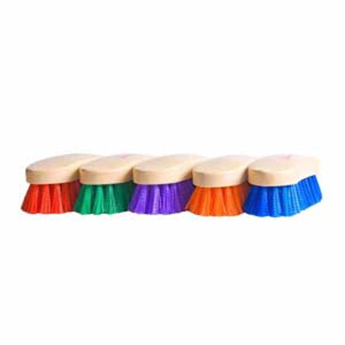 Decker #95 Blue Ribbon Horse Grooming Brush – Medium Soft Synthetic Bristles, Assorted Colors