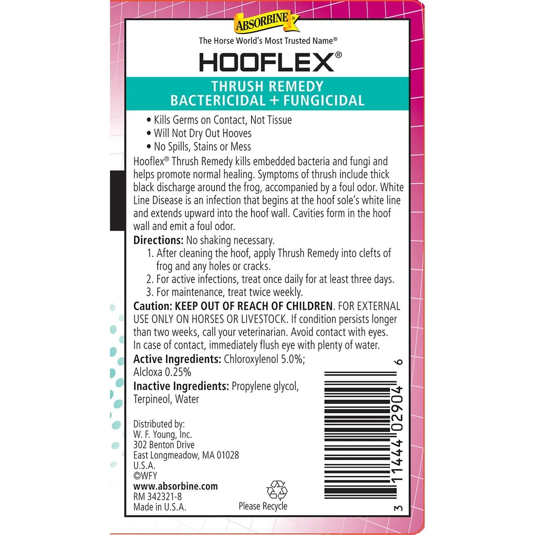WF Young HOOFLEX Thrush Remedy 12OZ