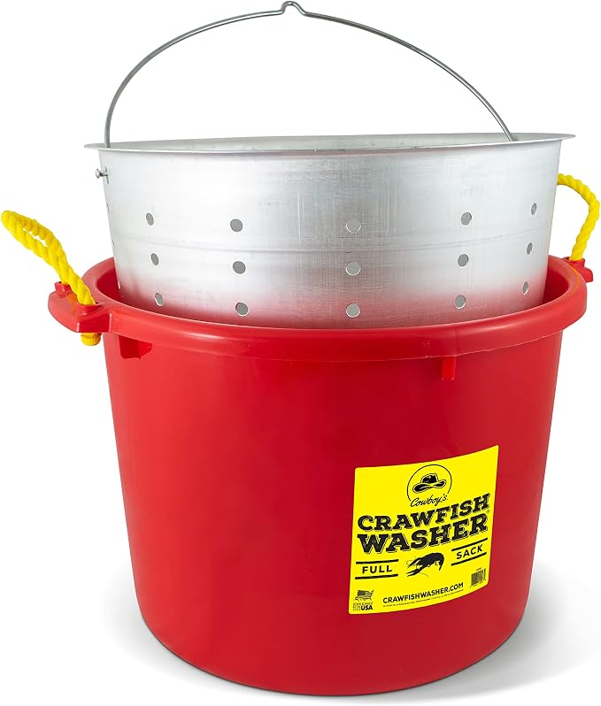 Cowboy's Aluminum Strainer for Crawfish Washer
