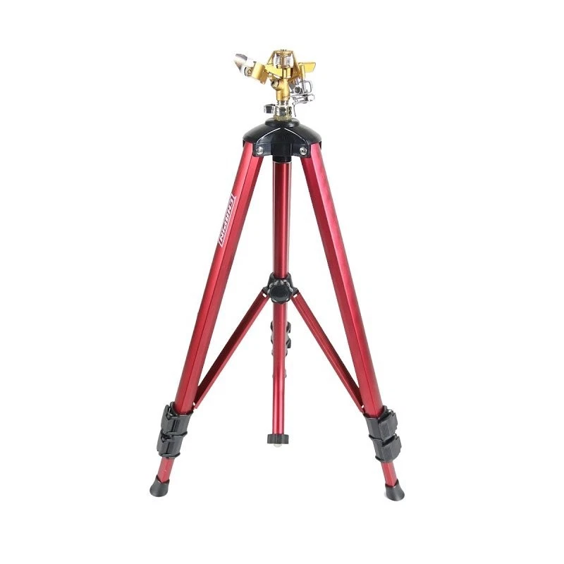 Tripod Impact Sprinkler with Adjustable Height – 360° Rotating Lawn & Garden Watering Sprinkler