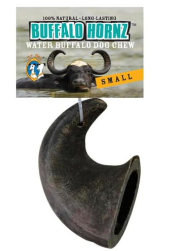 QT Dog Small Water Buffalo Horn Natural Dog Chew — image 1
