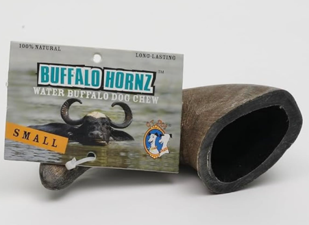 QT Dog Small Water Buffalo Horn Natural Dog Chew — image 2