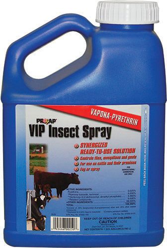 Prozap VIP Ready-to-Use Insect Spray for Cattle & Horses – Fly, Mosquito, Gnat & Lice Control, 1 Gallon