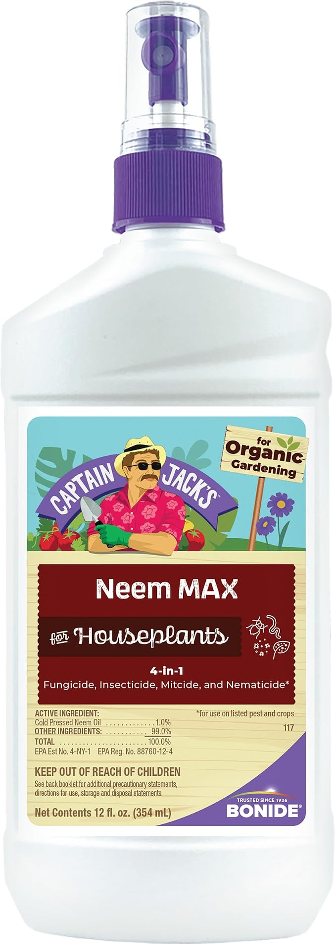  Bonide Captain Jack's Neem Max, 32 oz Ready-to-Use Spray