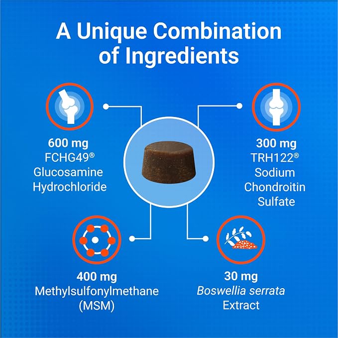 Nutramax Cosequin Dog Joint Supplement, MSM + Boswellia, Soft Chews, 60ct