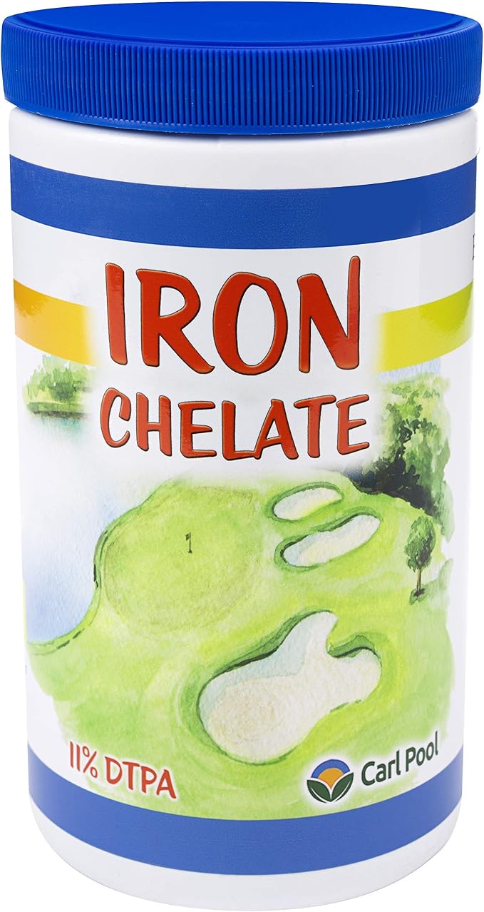 Iron Chelate 1 Lb -- Water Soluble -- Carl Pool Fertilizers
