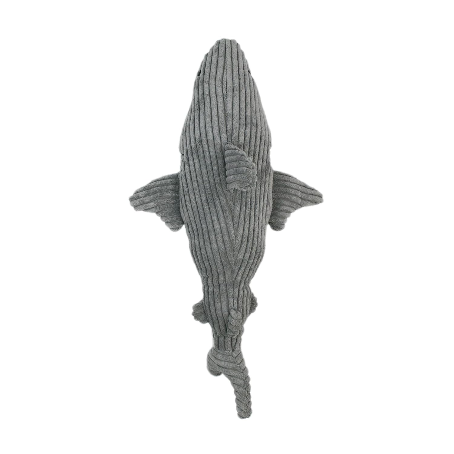 Tall Tails Shark Plush Crunch Water Bottle Toy for Dogs – 14 Inch