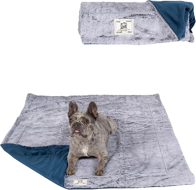 FIR Slate Blue Blanket 30"x40"