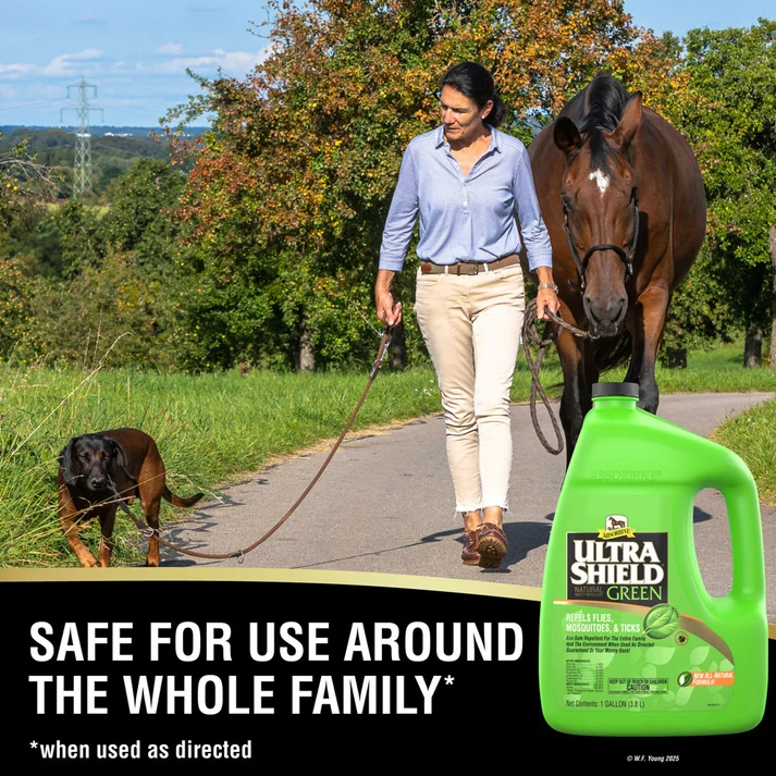 Absorbine UltraShield Green Natural Insect Repellent, 128 fl oz Gallon