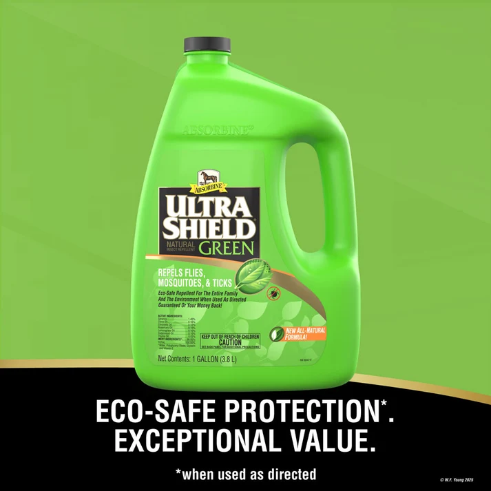 Absorbine UltraShield Green Natural Insect Repellent, 128 fl oz Gallon
