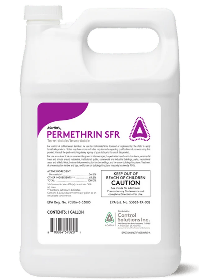 Control Solutions Permethrin SFR 36.8% Insecticide – Termite, Lawn & Perimeter Pest Control