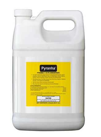 Pyranha Stock Guard 10% Permethrin Fly Spray Concentrate for Horses & Livestock – 64 oz