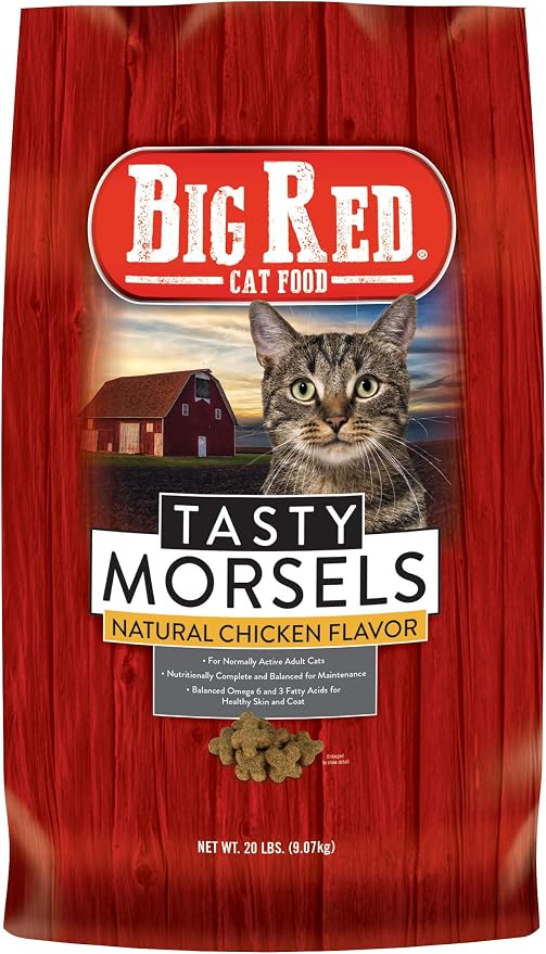 Big Red Tasty Morsels Cat Food 20lb