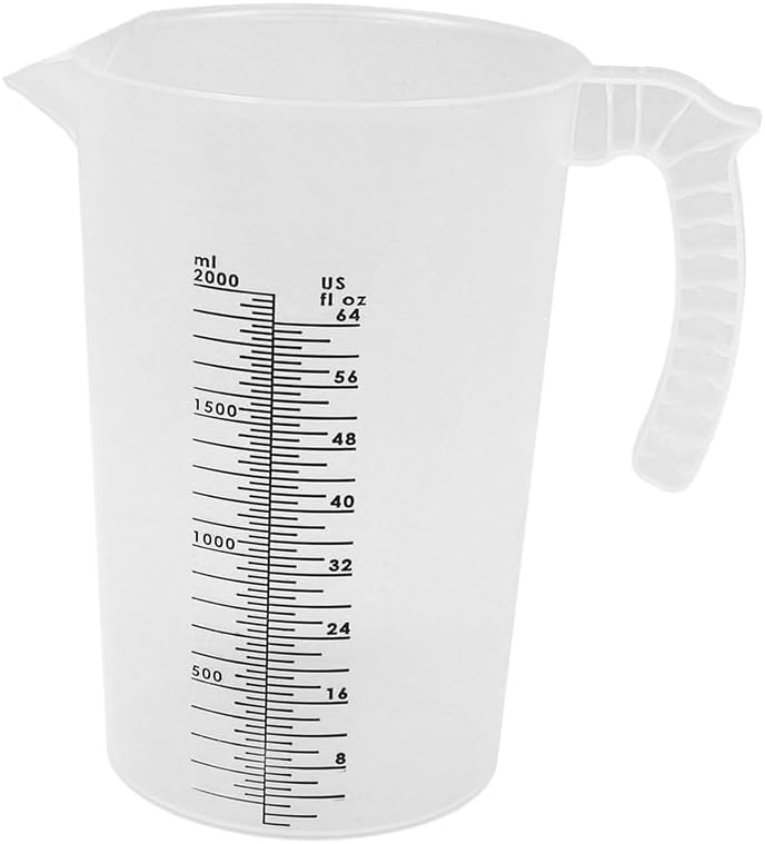 Valley Industries Multi-Purpose Measuring Pitcher – 64 oz, Translucent