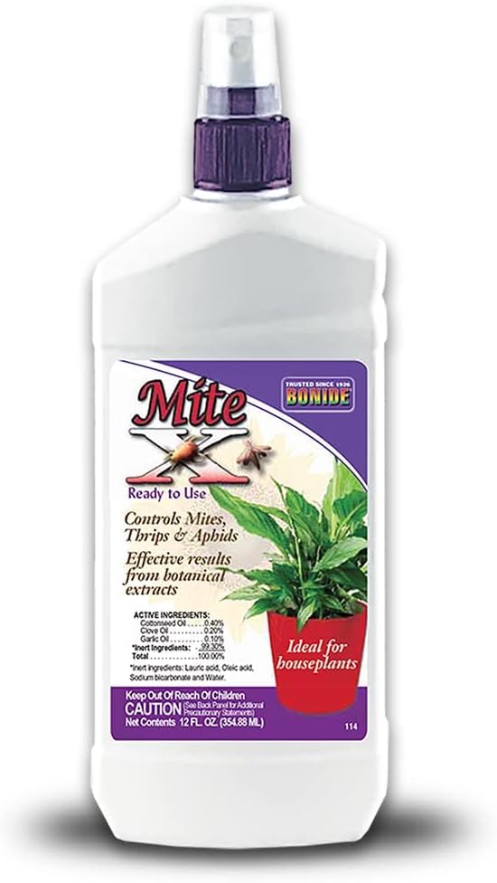 Bonide Captain Jack's Mite-X Houseplant Spray, 12 oz