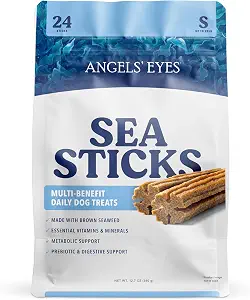  Angels' Eyes Sea Sticks Multi-Benefit Dog Treats, Small 24 Count