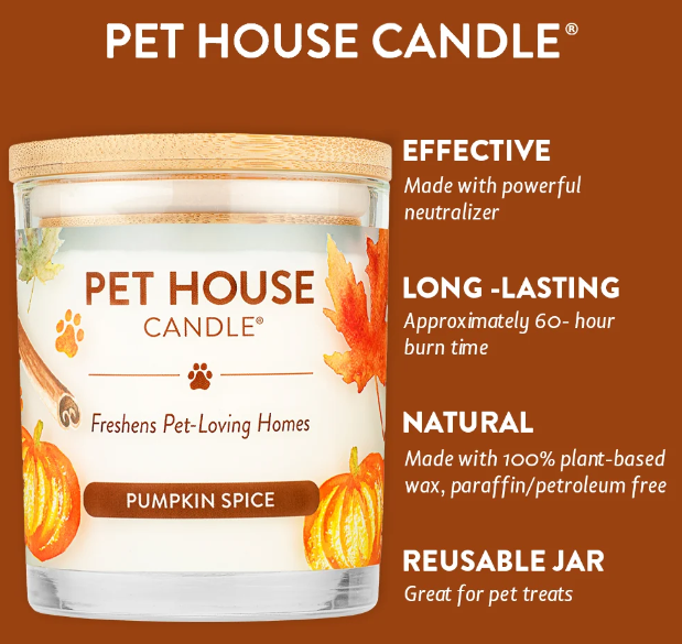 One Fur All® Pet House Pumpkin Spice Candle — image 2