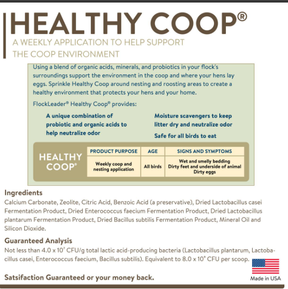 Perdue FLOCKLEADER® Healthy Coop – Poultry Coop Litter Additive