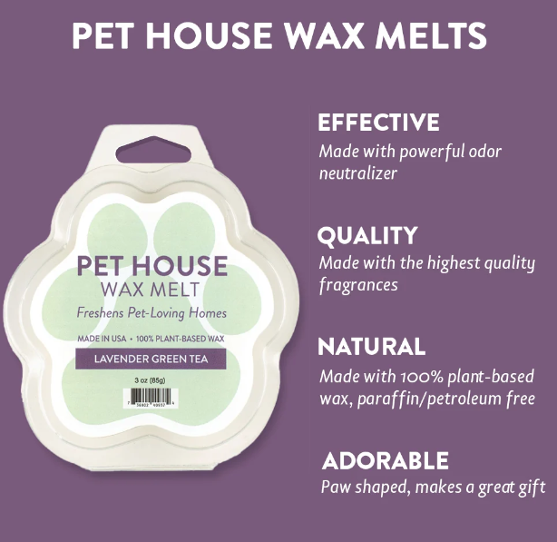One Fur All® Pet House Lavender Green Tea Wax Melt — image 2