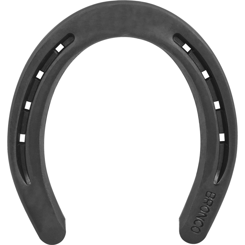 Diamond Bronco Plain Steel Horseshoes – Size 1, 15 Pairs