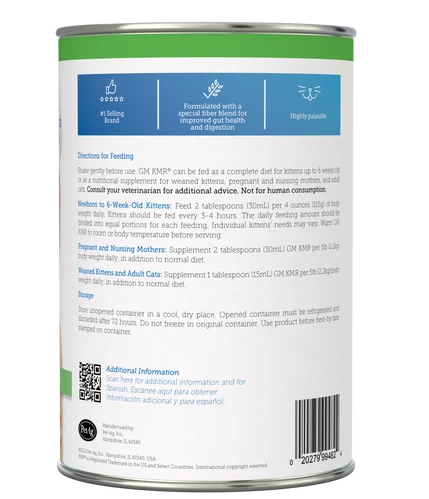 PetAg Goat’s Milk KMR® Kitten Milk Replacer Liquid