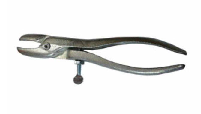 Decker Hill’s R1 Hog Ring Pliers – Zinc-Plated Malleable Iron Livestock Ringer Tool for Pig, Shoat & Hog Rings